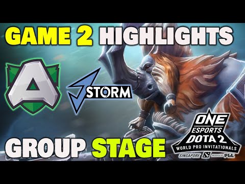 ALLIANCE VS J.STORM GAME 2 Highlights ONE Esports Singapore Group Stage