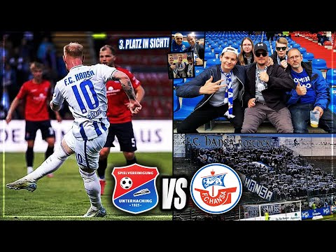 RELEGATION IN REICHWEITE! Unterhaching - Hansa Rostock Stadion Vlog | Statement im Nachholspiel