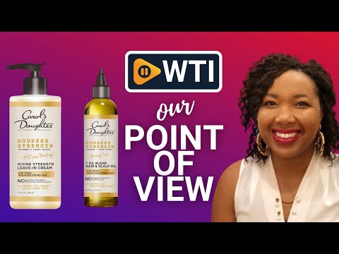 Carol's Daughter Goddess Strength Hair Care Set- Hair & Scalp Oil and Leave In Conditioner with Castor Oil - WTI product video review