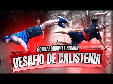 GORILA VS RAMON DINO NA CALISTENIA !!!