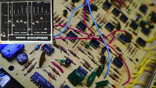 Video thumbnail for 1979 Electro Harmonix Micro Synthesizer V1 ∆ ultra rare first version by aplusfx