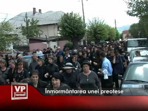 Înmormântarea unei preotese