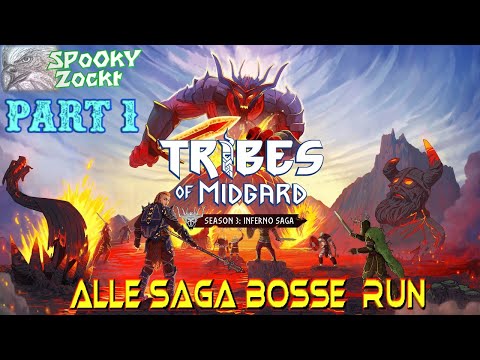 Tribes of Midgard Inferno Saga - Alle Bosse in einem Run - Part 1 / Gameplay / Deutsch