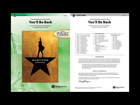 You'll Be Back, arr. Douglas E. Wagner – Score & Sound
