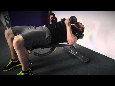 Lying Supine Dumbbell Curl