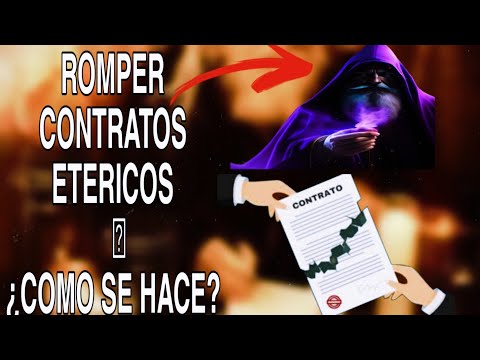 Como ROMPER CONTRATOS ETERICOS de vidas pasadas muy fácil.|| De manera DEFINITIVA👁️