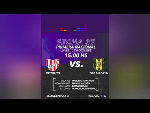 Gol de Nicolas Mazzola de Instituto ante Deportivo Madryn.  Video gentileza de TyC