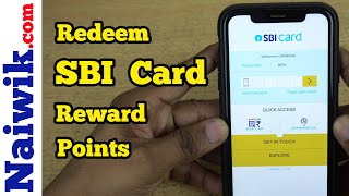 How to Redeem SBI Credit card Reward points for Amazon Gift voucher || SBI Card app