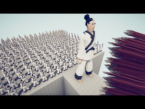 100x TAEKWONDO + GIANT vs EVERY GOD | Totally Accurate Battle Simulator TABS