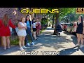 Walking Roosevelt Ave Queens NY 4K / Migrant Street Hustle Continues