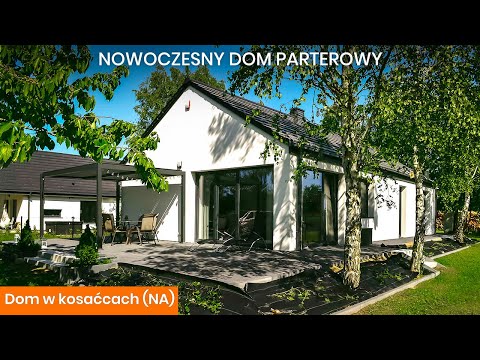 Dom w kosaćcach (NA) – Nowoczesny dom parterowy - ARCHON+ Projekty Domów #dom