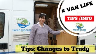 Getting ready for fulltime Van Life - changes to Trudy