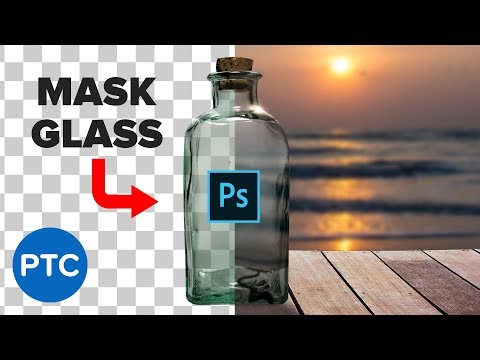 The BEST WAY To Select and Mask GLASS (or Transparent Objects) in Photoshop!