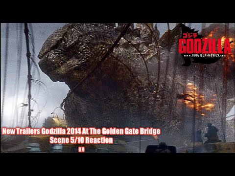 Godzilla At The Golden Gate Bridge Scene 2014