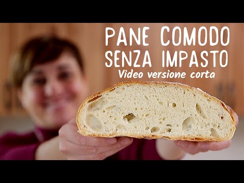 PANE COMODO FATTO IN CASA SENZA IMPASTO Ricetta Facile