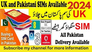 UK SIM Cards Working in Pakistan - Life time WhatsApp