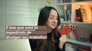 Como lidar com o MEDO de criar conteúdo e divulgar o próprio trabalho na PSICOLOGIA?| Sarah Cidrack