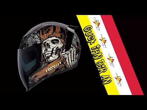 Icon Airflite Uncle Dave helmet black