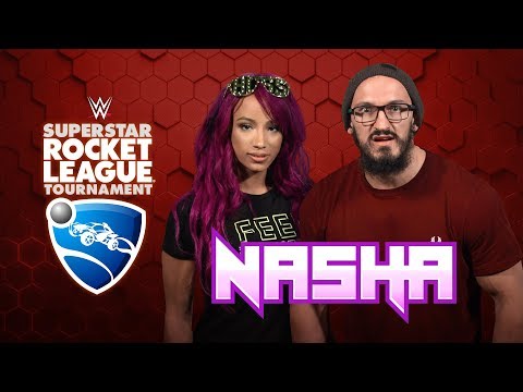 NASHA (Sasha Banks & Neville) WANT THE GOLD!!! — WWE Superstar Rocket League Tournament