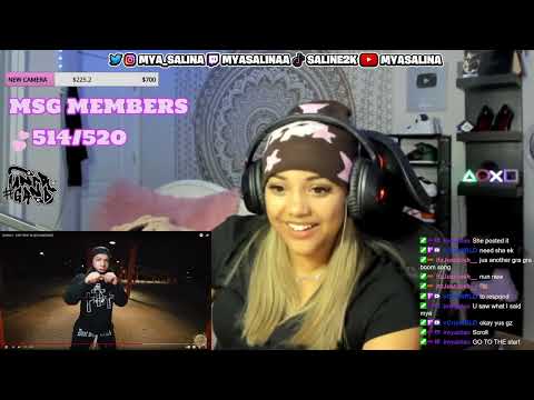 Mya Salina REACTS to DudeyLo - EBK (Shot by @GwopDigital)