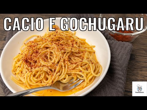 Korean Italian Fusion: Cacio E Gochugaru (Cheese and Korean Chili Pepper Flakes)