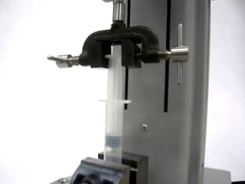 Compression / Syringe plunger compression resistance test