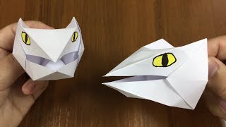 SUPER EASY ORIGAMI DRAGON-HEAD - TUTORIAL | Drawing Dragon Eyes