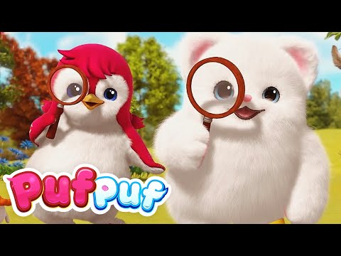 Cântece Puf Puf 🎶 Spionez! 🎨Ghiceste culorile! 🔴 Cântece Educative pntru Copii