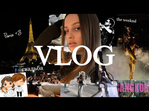 vlog 14 days w me СВАДЬБА | ПАРИЖ | the weeknd