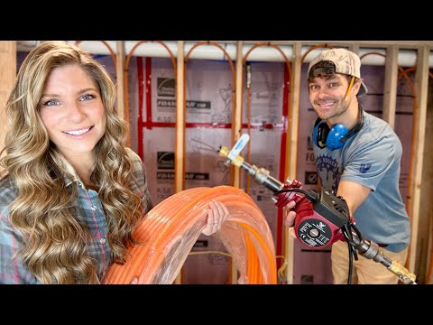 Beating the Arctic Freeze - Installing Radiant Heated Wall