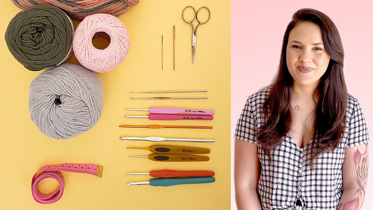CROCHÊ DO ZERO - COMO ESCOLHER FIOS/LINHAS E AGULHAS | ATELIÊ JÉSSICA BRANDÃO | #001