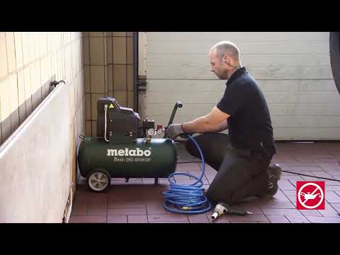 Metabo oil free reciprocating air compressor 2hp