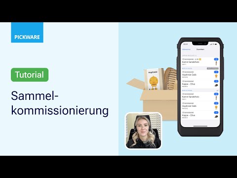 Sammelkommissionierung mit Pickware WMS | Barcodescanner | WMS App