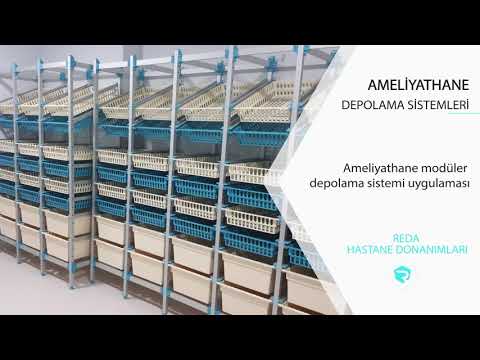 Özel İzmir Sağlık Hastanesi Modüler Sistem Depolama Projesi 