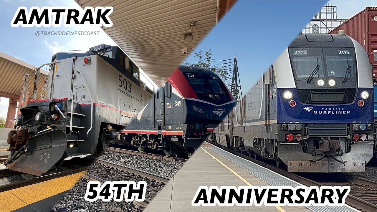54 Years of Service | Amtrak compilation of 2024 & 2025