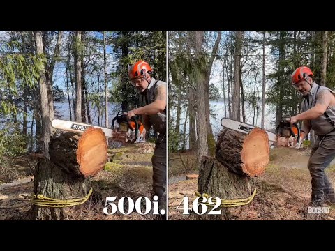 Stihl MS500i has a problem... it’s called a Stihl 462. MS500i vs. 462