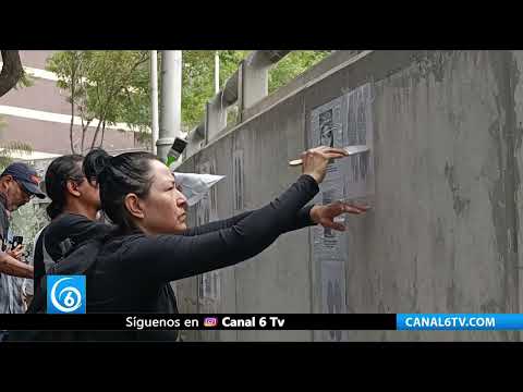 Video: Protestan por destrucción del Muro de la Memoria frente a la FGR en CDMX