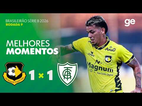 Gols e lances de São Bernardo x América-MG