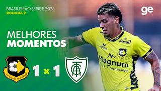 SÃO BERNARDO 1 X 1 AMÉRICA-MG | MELHORES MOMENTOS | 9ª RODADA BRASILEIRÃO SÉRIE B 2026 | ge.globo