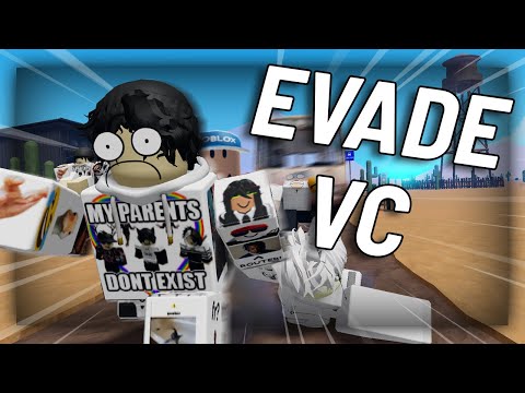 EVADES CRAZIEST MOMENTS! | Roblox VC Funny Moments