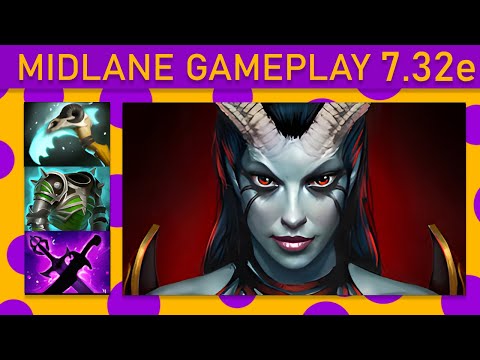 ⭐20 Kills! Queen of Pain Mid Gameplay - Dota 2 Top MMR