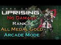 Hard Corps: Uprising Bahamut arcade Mode No Damage Rank