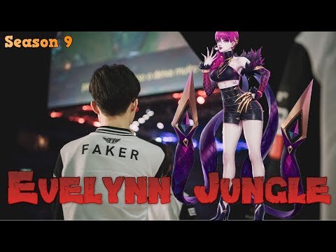 Faker - Evelynn Jungle - LoL Season 9 KR Ranked | League of Legends Replays