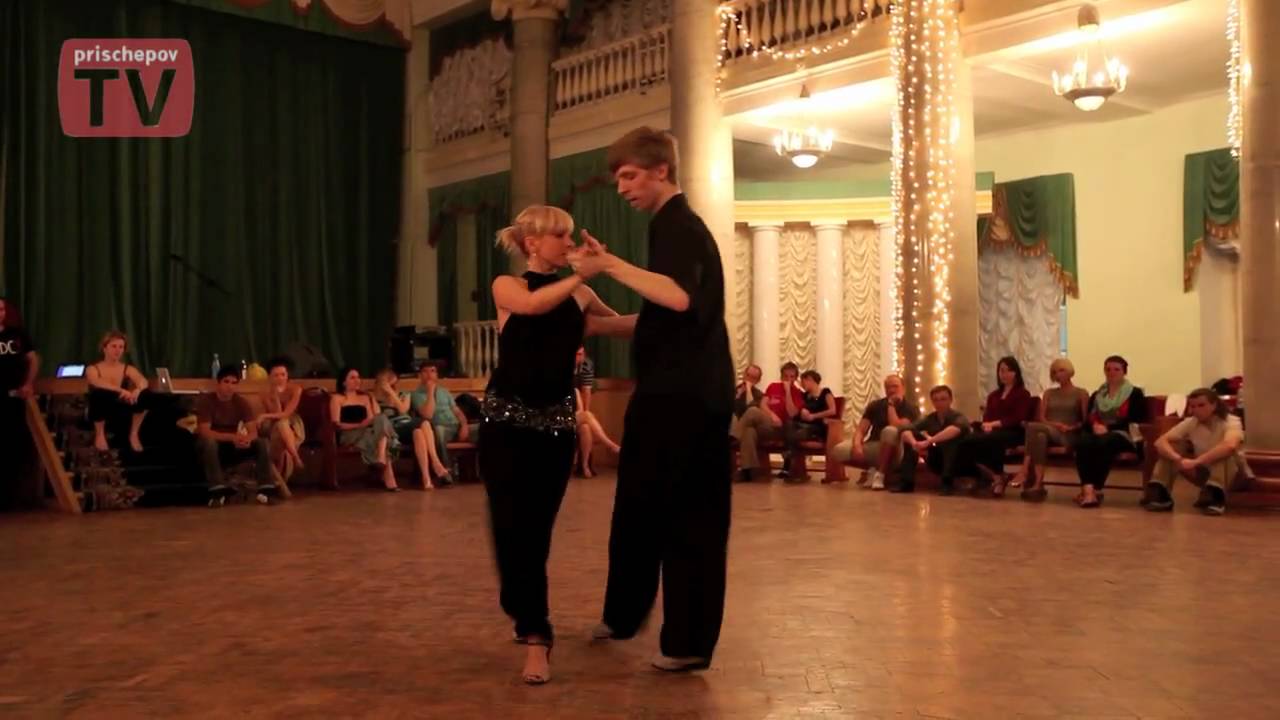 Vladimir Makhalov & Ekaterina Koptelova, Russia, Moscow, Milonga in "Ekaterina's Palace"