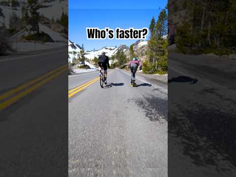 Longboarder Vs Cyclist