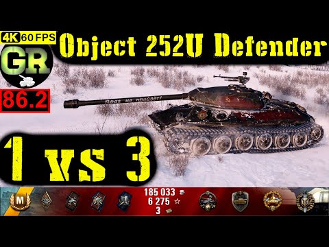 86_World of Tanks Object 252U Defender WoT Replay - 6 Kills 6.6K DMG(Patch 1.4.0)