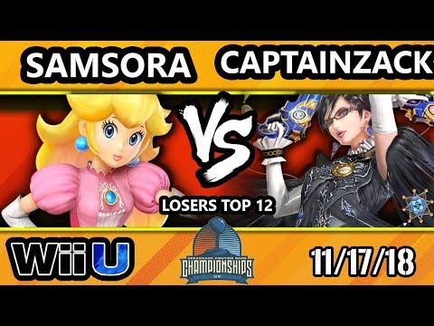 DHATL18 Smash 4 - Samsora (Peach) Vs. CaptainZack (Bayonetta) - Wii U Losers Top 12