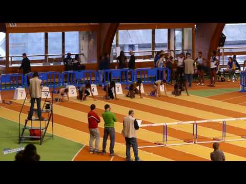 60m Haies – Serie 1 – JUF – Championnat Régionaux Indoor 15/01/2017 – INSEP