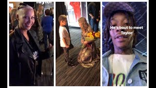 Wiz Khalifa Amber Rose Take Their Son To Meet Taylor Swift