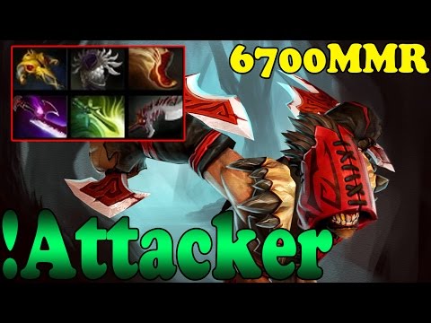 Dota 2 - !Attacker 6700 MMR Plays Bloodseeker Vol 1 - Ranked Match Gameplay!